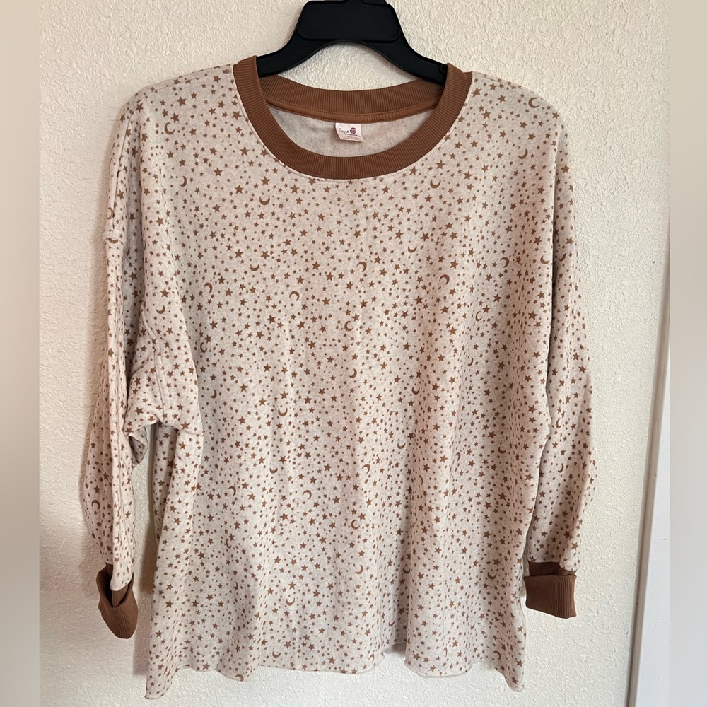 Secret treasures sleepwear sweatshirt size oversized large new
